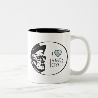 I Liebe James Joyce Zweifarbige Tasse