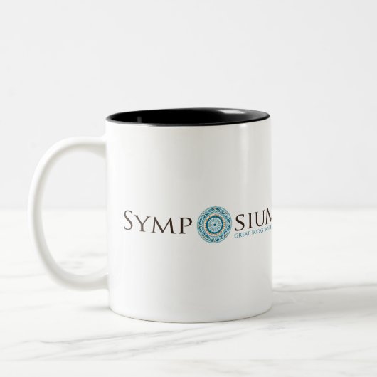 I Liebe James Joyce Zweifarbige Tasse (Links)