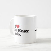 I Liebe James Knox Polk Kaffeetasse (Vorderseite Links)