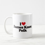 I Liebe James Knox Polk Kaffeetasse (Links)