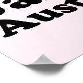 I Liebe Jane Austen Poster (Ecke)