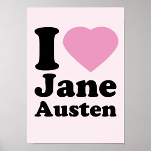 I Liebe Jane Austen Poster