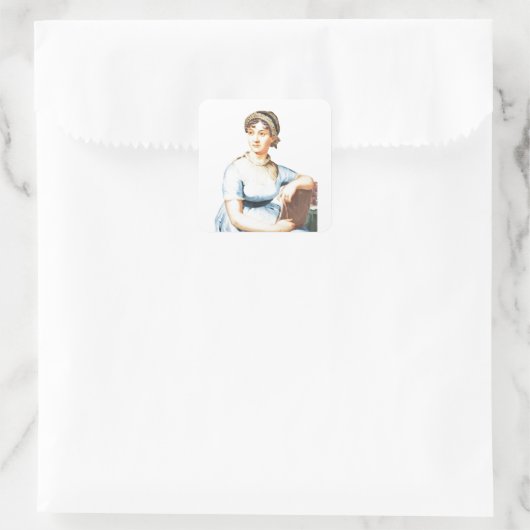 I Liebe Jane Austen Sticker (Tasche)