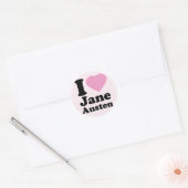 I Liebe Jane Austen Stickers (Umschlag)