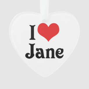 I Liebe Jane Ornament