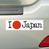 I LIEBE JAPAN AUTOAUFKLEBER (Auf Auto)