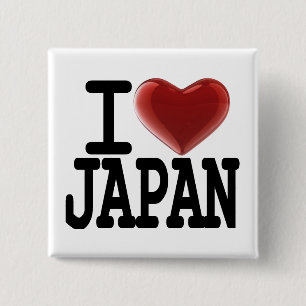 I Liebe JAPAN Button