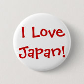 I Liebe Japan! Button (Vorderseite)