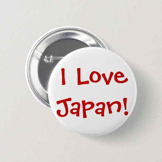 I Liebe Japan! Button (Vorne & Hinten)