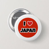 I Liebe Japan Button (Vorne & Hinten)