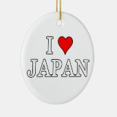 I Liebe Japan Keramik Ornament (Rechts)