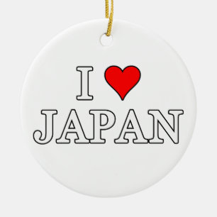 I Liebe Japan Keramik Ornament