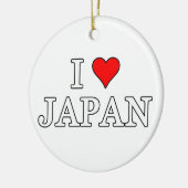 I Liebe Japan Keramik Ornament (Links)