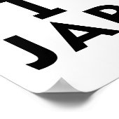 I Liebe Japan Land wie Herztouristiksystem Poster (Ecke)