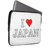 I Liebe Japan Laptopschutzhülle (Vorne Rechts)