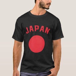I Liebe Japan Minimalistische Flagge Japanisch T-Shirt