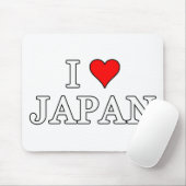 I Liebe Japan Mousepad (Mit Mouse)