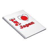I Liebe Japan Notizblock (Rechte Seite)
