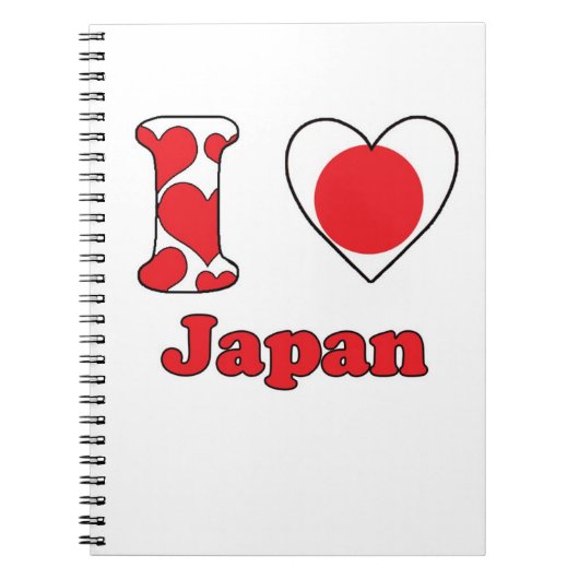 I Liebe Japan Notizblock (Vorderseite)