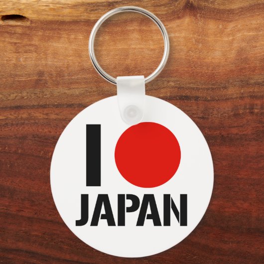 I LIEBE JAPAN SCHLÜSSELANHÄNGER (Vorderseite)