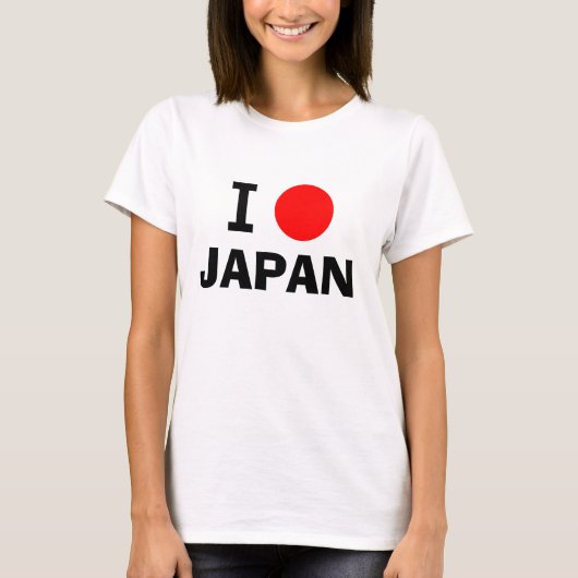 I Liebe Japan T - Shirt (Vorderseite)