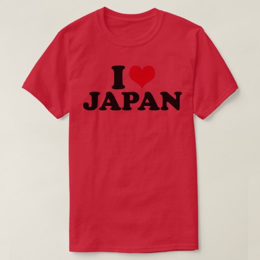 I Liebe Japan T-Shirt (Design vorne)