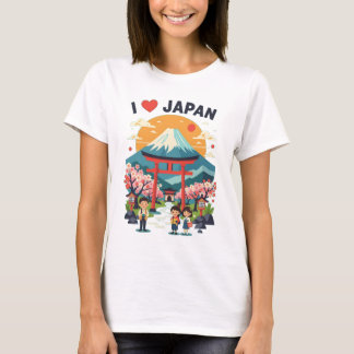 I Liebe Japan T Shirt - "I finde ich in Japan" Rei