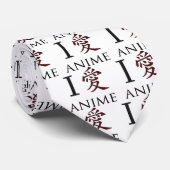 I Liebe-JapanerAnime Krawatte (Gerollt)