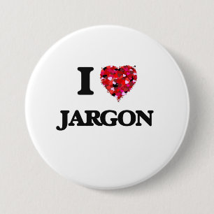 I Liebe-Jargon Button
