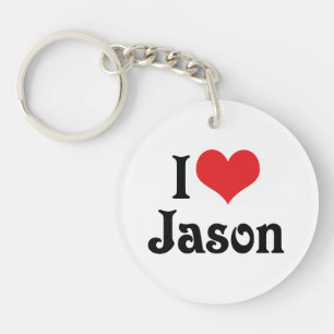 I Liebe Jason Schlüsselanhänger