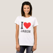 I Liebe Jason T-Shirt (Vorne ganz)