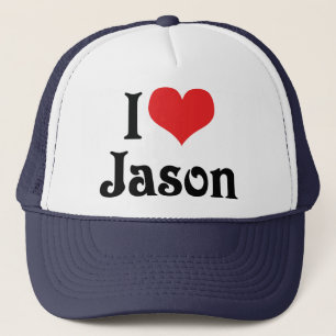 I Liebe Jason Truckerkappe