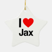 i Liebe jax Keramikornament (Vorne)
