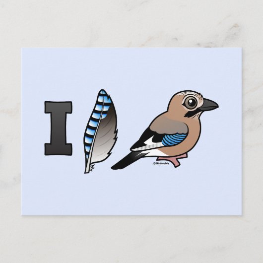 I Liebe Jay Postkarte (Vorderseite)