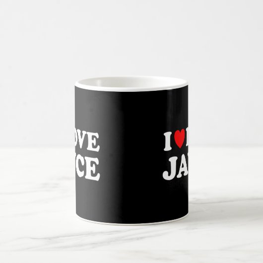 I Liebe Jayce I Heart Jayce Kaffeetasse (Mittel)