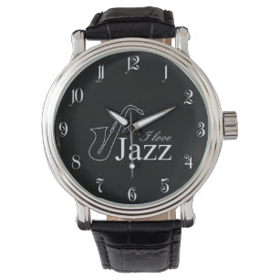 I Liebe Jazz Armbanduhr