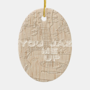 I Liebe Jazz Hakuna Matata Keramik Ornament