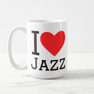 I Liebe Jazz Kaffeetasse