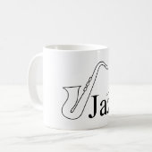 I Liebe Jazz Kaffeetasse (Vorderseite Links)