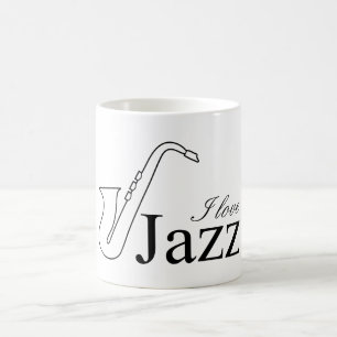 I Liebe Jazz Kaffeetasse