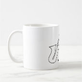 I Liebe Jazz Kaffeetasse (Links)