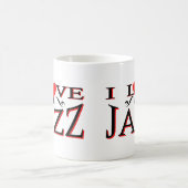 I Liebe-Jazz Kaffeetasse (Mittel)