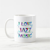 I Liebe-Jazz Kaffeetasse (Links)