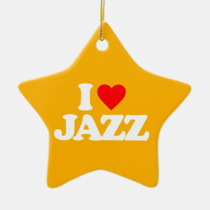 I LIEBE-JAZZ KERAMIK ORNAMENT