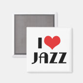 I Liebe Jazz Magnet (Vorderseite/Rückseite)