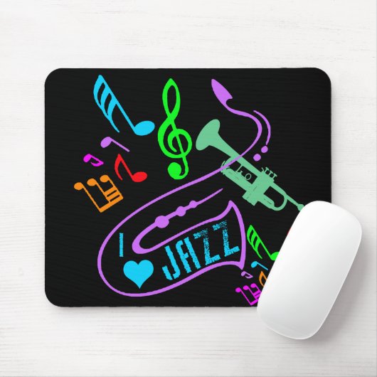 I LIEBE-JAZZ MOUSEPAD (Mit Mouse)