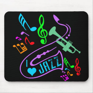 I LIEBE-JAZZ MOUSEPAD