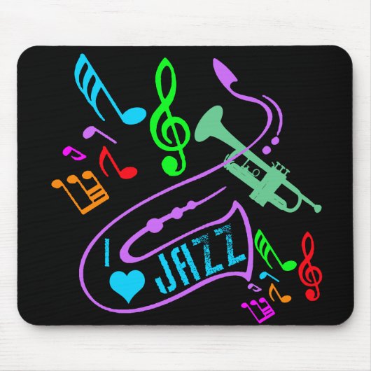 I LIEBE-JAZZ MOUSEPAD (Vorne)