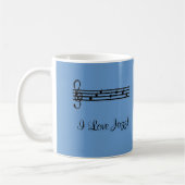 I Liebe Jazz Music Kaffeetasse (Links)