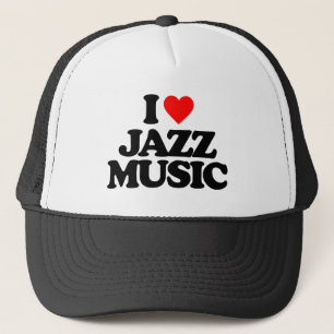 I LIEBE JAZZ MUSIC TRUCKERKAPPE